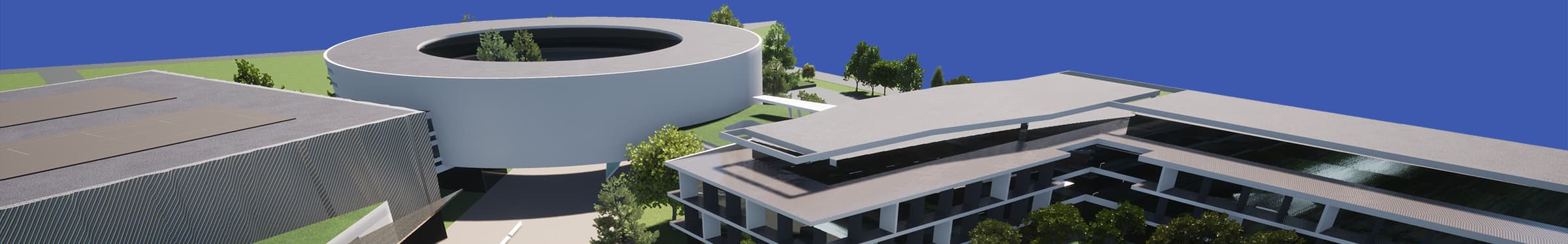 Budaörs fejlesztési projekt légifelvétel